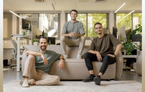 מייסדי מייט סקיוריטי. אסף וינר, המנכ"ל, אורן סבן, ה-CPO, ו-גיא פרגל, ה-CTO.