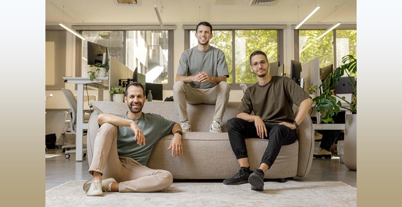 מייסדי מייט סקיוריטי. אסף וינר, המנכ"ל, אורן סבן, ה-CPO, ו-גיא פרגל, ה-CTO.