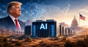 ממשיך למצב את ממשלו כממשל תומך AI. דונלד טראמפ נשיא ארצות הברית.