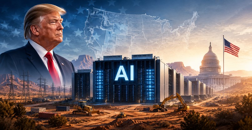 ממשיך למצב את ממשלו כממשל תומך AI. דונלד טראמפ נשיא ארצות הברית.