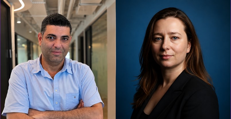 עדי נקר, מנהלת מרלו"ג ויישומים טכנולוגיים באסותא, ואלון יוסף, מנהל רכש, מחשוב ופרויקטים טכנולוגיים באסותא.