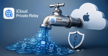 במקום להגן - סייע בהדלפת מידע פרטי. שירות iCloud Private Relay של אפל.