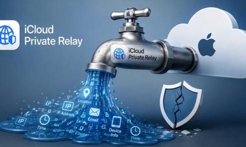 במקום להגן - סייע בהדלפת מידע פרטי. שירות iCloud Private Relay של אפל.