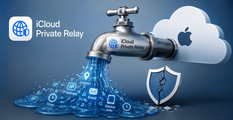 במקום להגן - סייע בהדלפת מידע פרטי. שירות iCloud Private Relay של אפל.