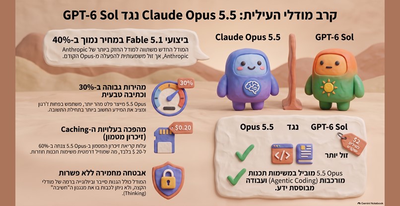 השוואה בין המודלים החדשים של אנת'רופיק ו-OpenAI.