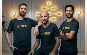 מייסדי מיינד. המנכ"ל ערן ברק, סמנכ"ל הטכנולוגיה איתי שוורץ וסמנכ"ל הפיתוח הוד בן נון.