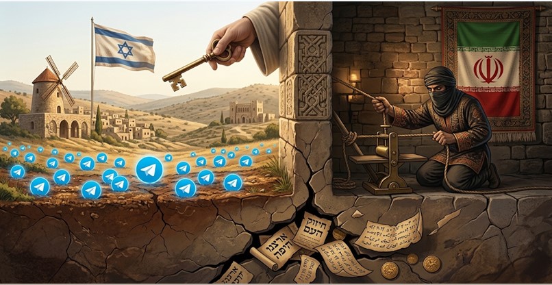 יצרה קבוצת טלגרם שהתחזתה לקבוצה ישראלית ימנית. איראן.