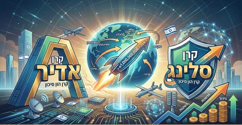 קרנות חדשות שיקדמו את תחום הדיפנס טק הישראלי. אדיר וסלינג.