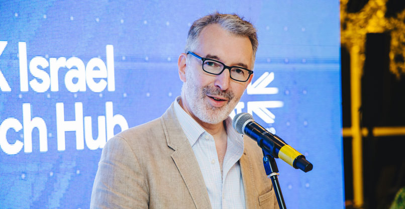 סיימון וולטרס, שגריר בריטניה בישראל. צילום: מאי סביר סיימון וולטרס, שגריר בריטניה בישראל.