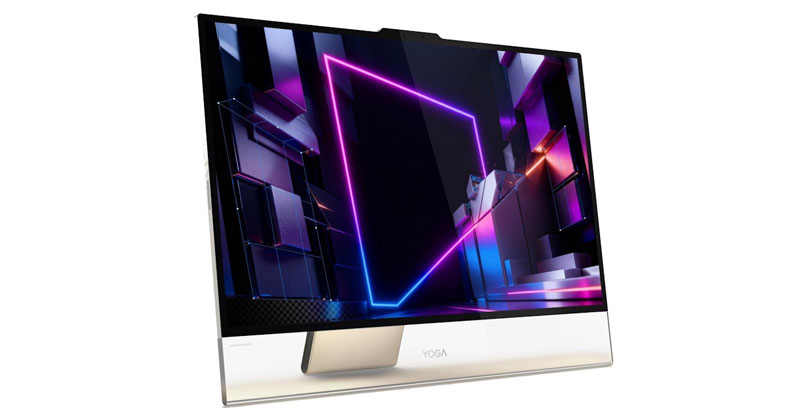 ה-Yoga AiO i Aura Edition 32IPH11 של לנובו. צילום: יח"צ ה-Yoga AiO i Aura Edition 32IPH11 של לנובו.