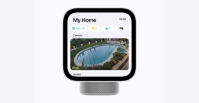 Apple HomeView מציג את ממשק ניהול הבית החכם, עם שידור ממצלמה ונתוני הבית.