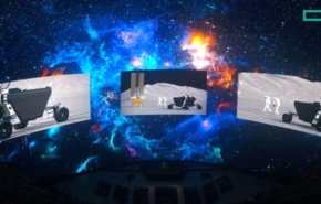 הדמיה של פעילות HPE על הירח במסגרת משימת Spaceborne Computer