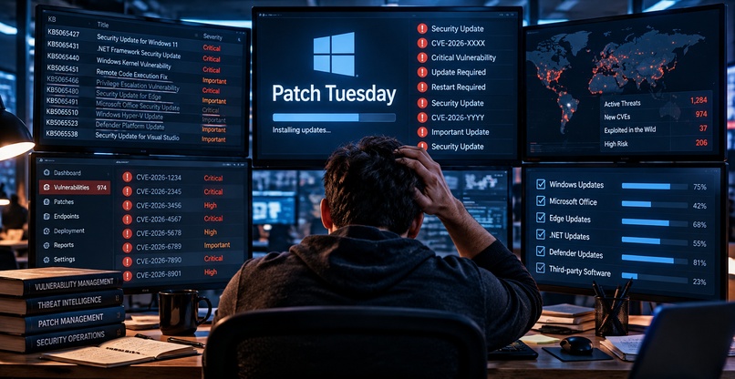 Patch Tuesday: יום העדכונים החודשי הופך למקור לחץ עבור מנהלי אבטחת מידע