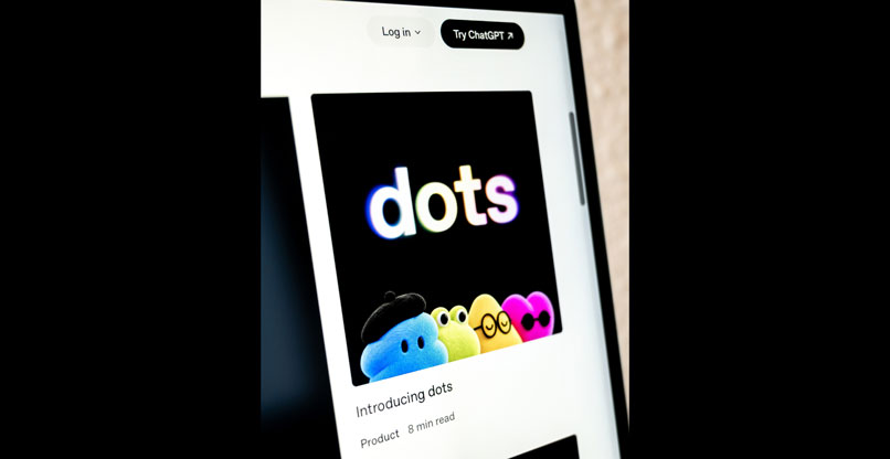 Dots של OpenAI. צילום: agustin.photo, ShutterStock Dots של OpenAI.