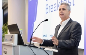 ליאור פוני, מנכ''ל דל ישראל, בפתח כנס Dell Technologies Forum השנתי.